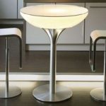 LOUNGE Table LEDPro flerfarvet lysende bord, 105cm
