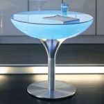 Kontrollerbart bord, Lounge LED Pro Accu 75 cm