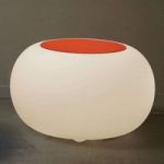 Bubble LED Accu Outdoor bord – orange filt