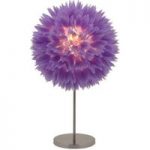 Forfriskende Flower Bordlampe, violet