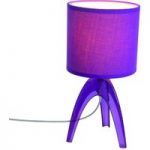 Trendy bordlampe Ufolino, violet