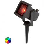LED-spot 5205461 med jordspyd og RGB-farveskift