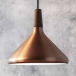 27 cm – kobberfarvet hængelampe Float