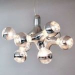 next DNA Chandelier – designer-lysekrone, krom