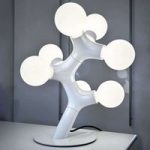next DNA Table – designer-bordlampe, hvid