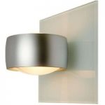 GRACE UNLIMITED dekorativ væglampe, hvid/sølv m