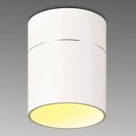 Enkel LED loftlampe Tudor M 13,9 cm hvid