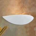 Elegant TAMARA væglampe af hvid keramik