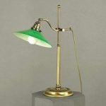 Grøn VERDINA bordlampe med patina