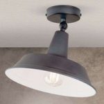 Loftslampe Istari i vintage-look, grå