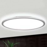 Titanfarvet LED loftlampe Aria, dæmpbar – 60 cm