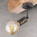 Bevægelig loftlampe Rati i vintage look