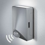 Door UpDown – LED natlys med sensor, sølv