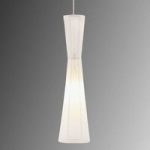 LED-pendellampe Felice, 60 cm hvid