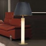 EPSARI elegant bordlampe sort/sølv