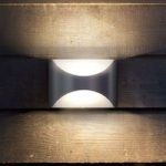Æstetisk LED-væglampe Herb af rustfrit stål
