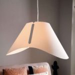Smukt designet hængelampe Ecru Smart Volume