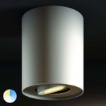 Philips Hue White Ambiance Pillar spot, hvid