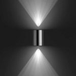 Buxus – LED udendørs væglampe i rustfrit stål