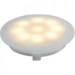 LED-indbyggelig spot satineret, 1×1 W, varm hvid