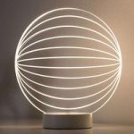 Med flot 3D-effekt – LED bordlampe Twine