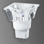GU5,3 3W LED-reflektor Diamond, firkantet