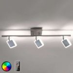 LED loftspot Vidal, 3 lyskilder og fjernbetjening