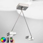 LED-loftlampe Fisheye med fjernbetjening