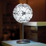 Coral – designer-bordlampe med LED, klar