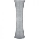 Stemningsfuld tekstil standerlampe Gravis i grå