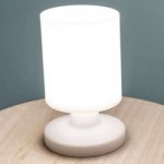Med batteri – LED bordlampe Lora i hvid