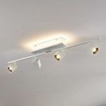 LED-loftlampe Taly, 4 spots, aflang