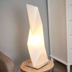 Firkantet designer bordlampe Diamond, 72 cm