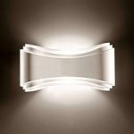 Hvid Ionica design-væglampe