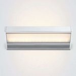 SML – LED væglampe af poleret aluminium