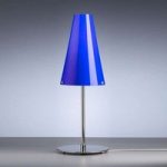 Bordlampe af Walter Schnepel, blå