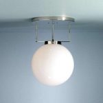 Brandts loftlampe i Bauhaus-stil nikkel 25 cm