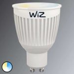 GU10 WIZ LED-pære u. fjernbetjening, hvid lysfarve