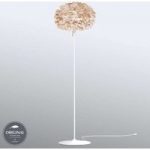 Designer standerlampe Eos medium lysebrun