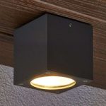 Kantet LED loftlampe Meret til udendørsbrug