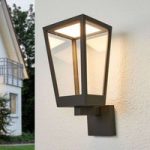 Lanterneformet LED udendørs væglampe Chaja