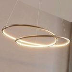 Mirasu – fin LED pendellampe, nikkel