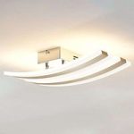 Dæmpbar LED-loftlampe Duarte, 2 lyskilder