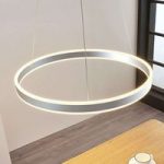 Ringformet LED-pendellampe Lyani, dæmpbar, 60 cm