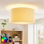 Lindby Smart RGB-LED-loftlampe Everly til app