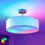 LED-RGB-loftlampe Alwine med afstand