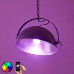 Lindby Smart LED-hængelampe Muriel, sølv