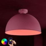 Lindby Smart LED-loftlampe Bowl 41 cm hvid