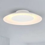 Hvid LED-loftslampe Keti, indirekte skinnende