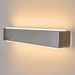Quentis – LED væglampe af metal, 35 cm